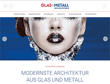 Tablet Screenshot of glas-metall.net